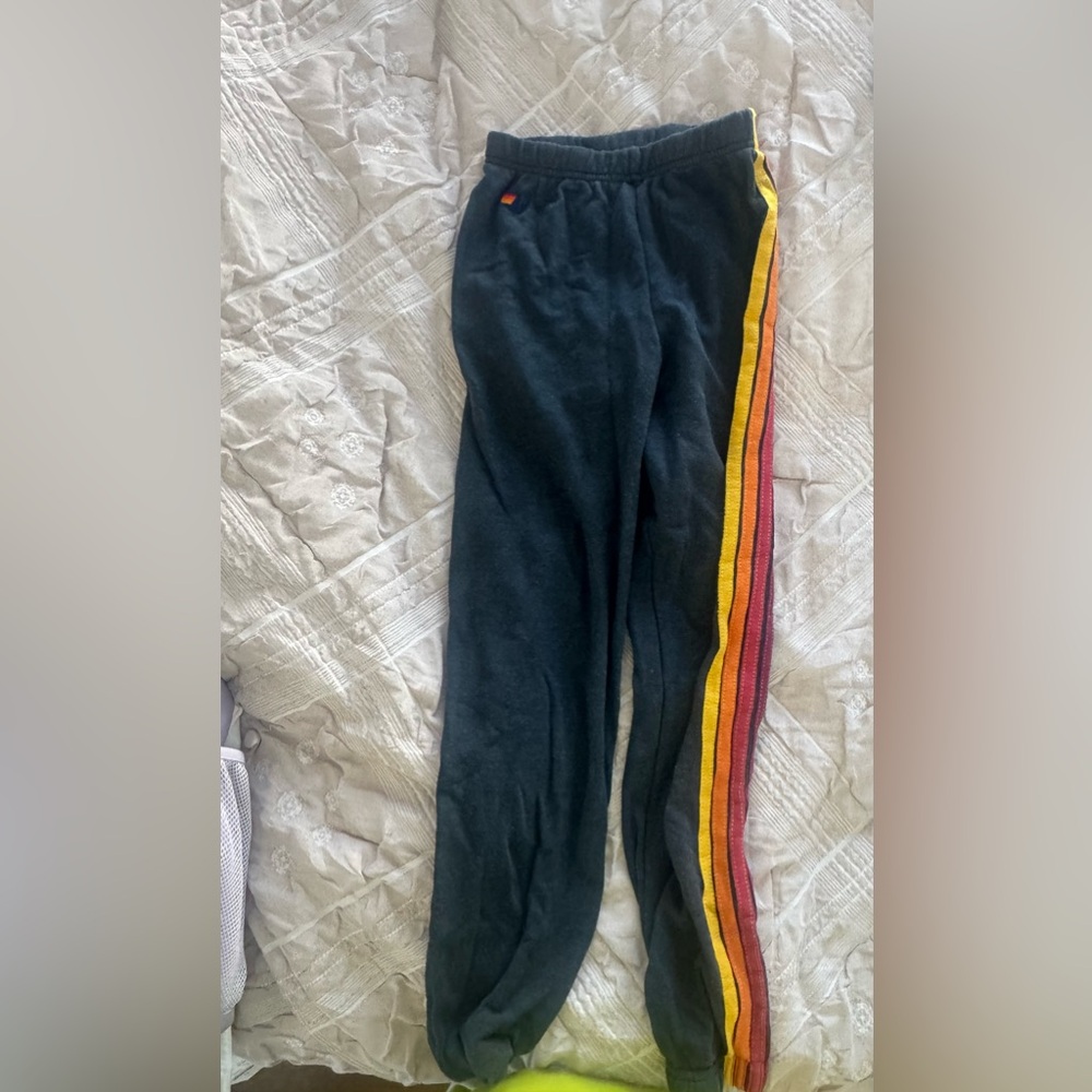 Aviator Nation kids charcoal joggers size 14